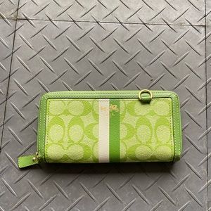 Green Coach Wallet